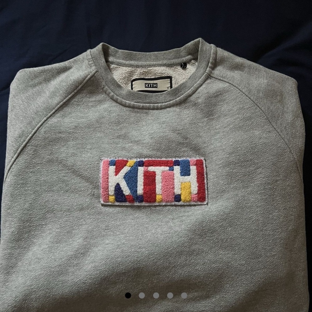 Kith geo color box sweater